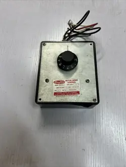 DAYTON 4Z527C MOTOR SPEED CONTROL 3A 115VAC 50/60HZ PH1