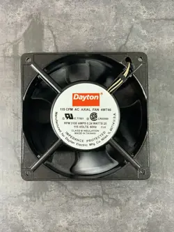 DAYTON 4WT46 1 PHASE AC AXIAL 115 CFM FAN 115V MADE IN TAIWAN