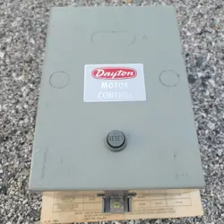 VTG DAYTON MOTOR STARTER 5X150 NEMA SIZE 0 SINGLE PHASE 115/208-230V W/ENCLOSURE