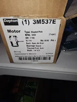 DAYTON 3M537E MOTOR