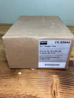 MACHINIST DRILL PRESS 3-1/2” ANGLE VICE DAYTON NOS OPEN BOX