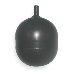 DAYTON 4KU65 FLOAT BALL, ROUND, POLYETHYLENE, 4 IN