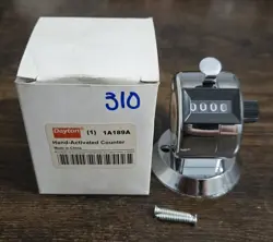 NEW DAYTON 1A189A HAND ACTIVATED COUNTER 4-DIGIT