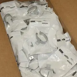 (277) DAYTON CAPACITOR MOUNTING CLAMP BRACKETS 2MEV1, 2-1/8