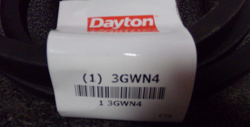 DAYTON V-BELT: C78, 82 IN OUTSIDE LG, 7/8 IN TOP WD, 0.531 IN THICK, 3GWN4