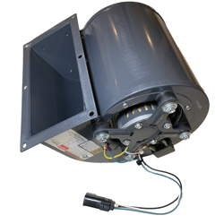 USED DAYTON 1TDT1 BLOWER, REPLACES 5C507, 230 VAC, 1/15 HP, SEE DESCRIPTION