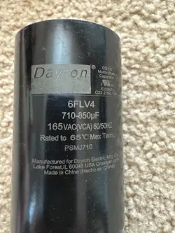 START CAPACITOR 710–850UF