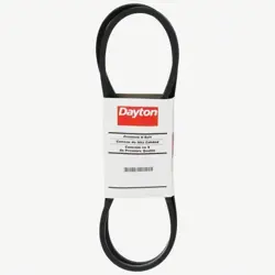 4L620 DAYTON V-BELT: 4L620, 62 IN OUTSIDE LG, 1/2 IN TOP WD, 0.313 IN THICK, POL