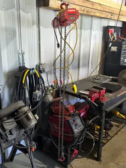 DAYTON 4Z358B - 300 LBS ELECTRIC CHAIN HOIST - FAST SHIPPING!