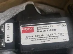 DAYTON INDUSTRIAL CONTROL TRANSFORMER 100VA 3TEG99 50/60HZ