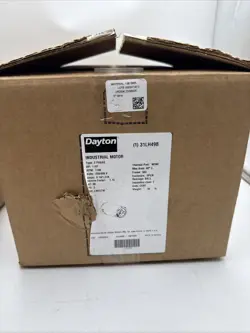 DAYTON 31LH49B THREE-PHASE INDUSTRIAL MOTOR, 1 HP, 56C FRAME, 230/460V