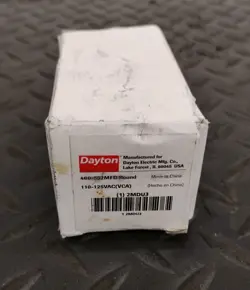 DAYTON 2MDU3 CAPACITOR, 460-552 M @ 120V, MOTOR START- NEW