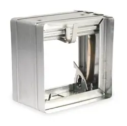 DAYTON 2TGF6 SQUARE FIRE DAMPER, 13-3/4 IN. W
