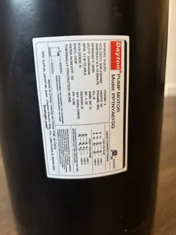 DAYTON PPYNA61GG PUMP MOTOR – 1/3 HP, 208–230/460V, 3-PHASE – BRAND NEW