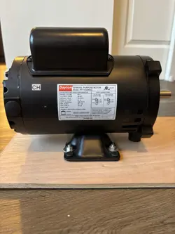 DAYTON PPUL2910G PUMP MOTOR – 1/3 HP, 115/230V, SINGLE PHASE – BRAND NEW