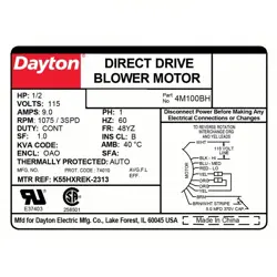 DRIVE BLOWER MOTOR