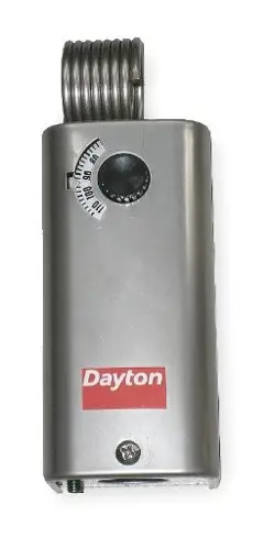 FOR DAYTON 2NNT2 LINE VOLTAGE T-STAT, -30 TO 105 F, SPST