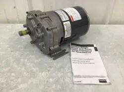 DAYTON - 1LPP7 AC GEARMOTOR, 600 IN-LB MAX. TORQUE, 6 RPM NAMEPLATE RPM, 115V AC