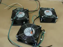 LOT OF 3 DAYTON 115CFM AC AXIAL FANS 4WT46  0.24A 20W 115V