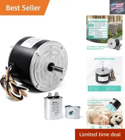 HIGH-PERFORMANCE CONDENSER FAN MOTOR FOR BRYANT, DAYTON, CARRIER - 230V, 1/4 HP