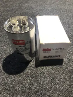 DAYTON 2MEE5D RUN CAPACITOR,60 MFD,370V,ROUND