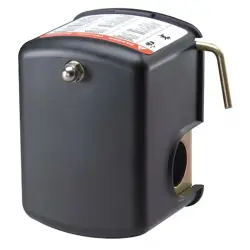 DAYTON 12T089 PRESSURE SWITCH, (1) PORT, 1/4 IN FNPT, DPST, 10 TO 100 PSI