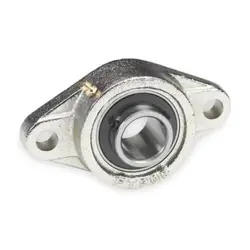 DAYTON 3FDE3 FLANGE BEARING, 2-BOLT, BALL, 1-3/16