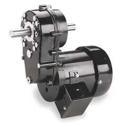 DAYTON 1L510 AC GEARMOTOR, 1,100 IN-LB MAX. TORQUE, 6.5 RPM NAMEPLATE RPM, 190735142431