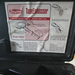 DAYTON TAPE EMBOSSER