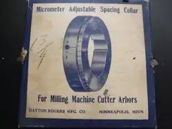 DAYTON MILLING MACHINE SPACING COLLAR 1-3/4
