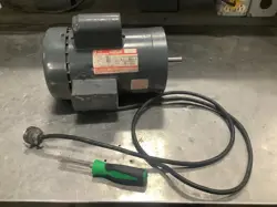 #107 DAYTON 6K832F, 1 1/2HP, 115/230V 1PH, 3450RPM, J56C FRAME, TEFC, C-FACE