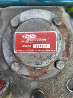 DAYTON SPEEDAIRE MODEL 3Z170B