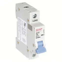 DAYTON MINIATURE CIRCUIT BREAKER-5ZUZ2-1P, 4A, 277V--FREE SHIP-BIN 2