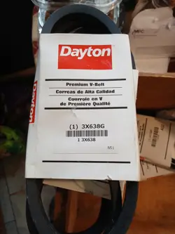 B51 DAYTON PREMIUM V-BELT 3X638G MADE IN INDONESIA DAYTON B51