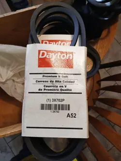 DAYTON 3X702P V BELT A52 / 1/2 X 54
