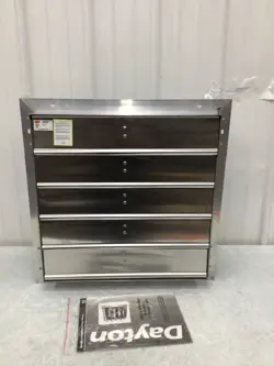 DAYTON - 484X44 SHUTTER MOUNT EXHAUST FAN 20 IN BLADE 1/3 HP 1 PH