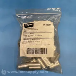 DAYTON 1DLD9 BAG OF 25 ALUMINUM SLEEVES SIZE 3/16 FNFP