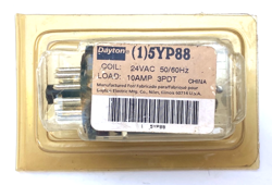 NEW OLD STOCK DAYTON  5YP88  CUBE  RELAY (1)5YP88, 24VAC, 50-60 HZ, 10 AMP, 3PDT