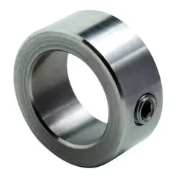 DAYTON 1L635 SHAFT COLLAR, SET SCREW, 1PC, 7/16 IN, SS