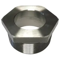 DAYTON 55EC72 BUNG ADAPTER, 304 STAINLESS STEEL, 2