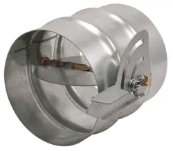 DAYTON 2TFX7 BALANCING DAMPER, ROUND, 6 IN DIAMETER