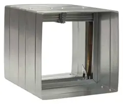 DAYTON 20CK19 SLEEVED FIRE DAMPER, SQUARE, STEEL
