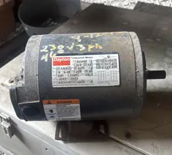 DAYTON 3N042K 3/4 HP 230/460 VOLTS 1725 RPM 3 PHASE