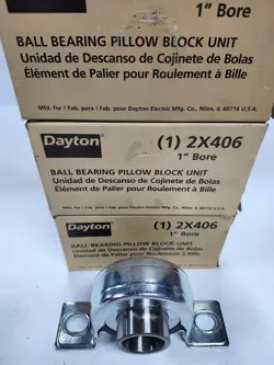DAYTON 2X406 PILLOW BLOCK BEARING 1