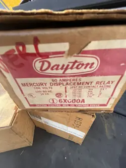 DAYTON ELECTRIC MFG. CO. 6X600A MERCURY CONTACTOR