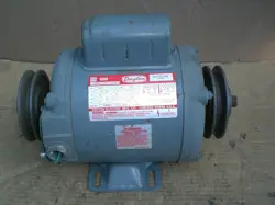 DAYTON  1/2 HP DUAL SHAFT ELECTRIC MOTOR   115V  1725 RPM