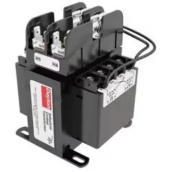 DAYTON 31EH84 CONTROL TRANSFORMER, 50 VA, 55C, 24V AC, 120/240V AC