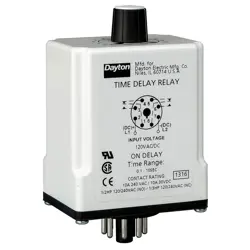 DAYTON 24EP22 SINFUNTIMEDELAYRELAY, 240VAC, 8PINS 24EP22 10781180310826