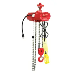 DAYTON 4GU71 ELECTRIC CHAIN HOIST,500 LB.,10 FT. 4GU71 190735324585