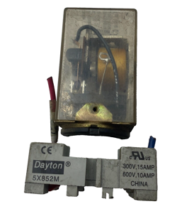 AMF POTTER & BRUMFIELD KAP11DG RELAY 110V DC 110VDC-DAYTON 5X852M RELAY SOCKET??